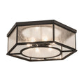 Meyda Tiffany Chauncey 6 Light 36" Wide Flush Mount Drum Ceiling Fixture