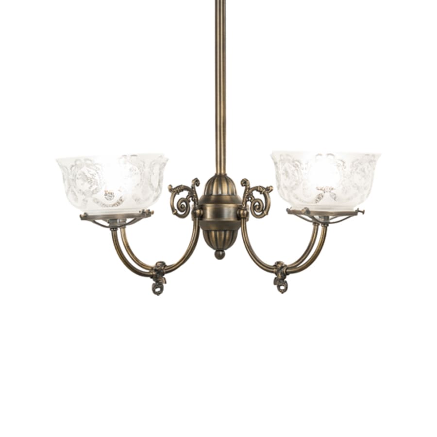 Meyda Tiffany Revival Gas and Electric 4 Light 27" Wide Chandelier