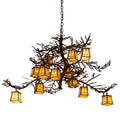 Meyda Tiffany Pine Branch Valley View 12 Light 40" Wide Chandelier