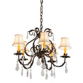 Meyda Tiffany Chantilly 5 Light 25" Wide Crystal Chandelier