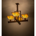 Meyda Tiffany Prairie Corn 4 Light 32" Wide Pendant