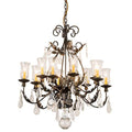 Meyda Tiffany French Elegance 12 Light 36" Wide Crystal Chandelier
