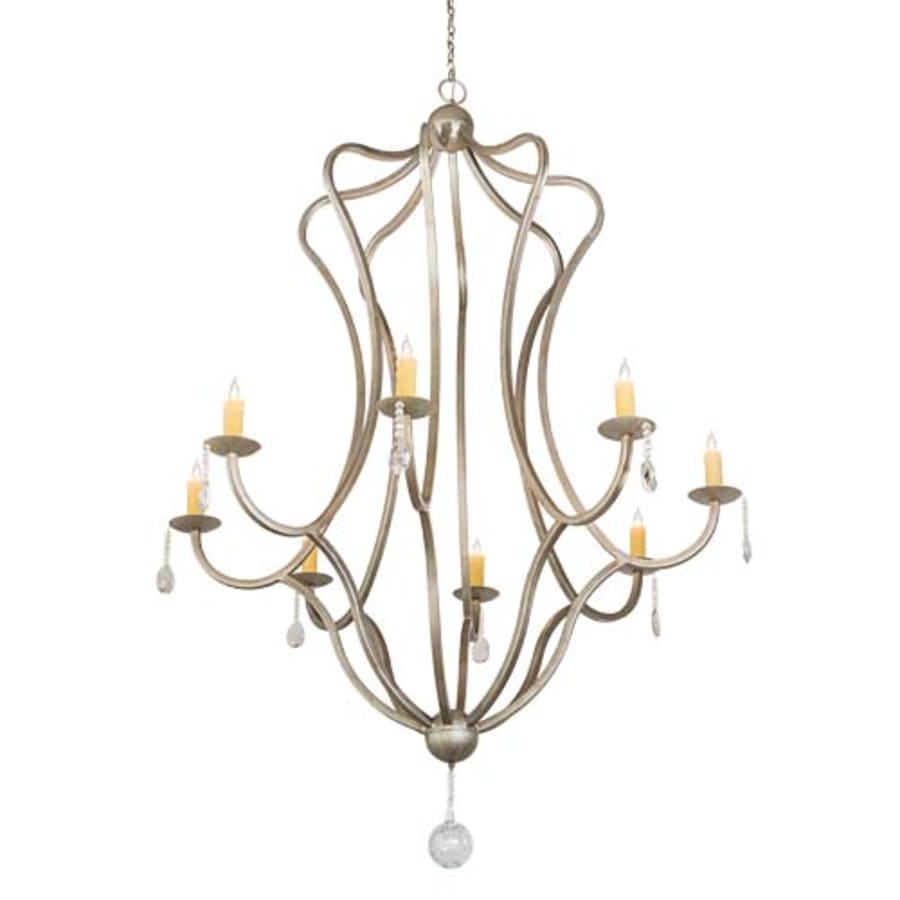 Meyda Tiffany Lumierre 8 Light 68" Wide Crystal Candle Style Chandelier