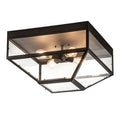 Meyda Tiffany Mission Prime 4 Light 28" Wide Flush Mount Ceiling Fixture