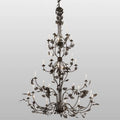 Meyda Tiffany Oak Leaf 25 Light 72" Wide Taper Candle Style Chandelier