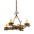 Meyda Tiffany Elianna 4 Light 22" Wide Taper Candle Style Chandelier