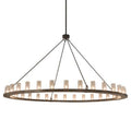 Meyda Tiffany Loxley 32 Light 96" Wide Ring Chandelier