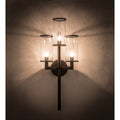 Meyda Tiffany Cilindro Ashcroft 3 Light 36" Tall Wall Sconce