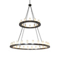 Meyda Tiffany Loxley 36 Light 72" Wide Ring Chandelier
