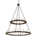 Meyda Tiffany Loxley 28 Light 60" Wide Ring Chandelier