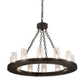 Meyda Tiffany Loxley 12 Light 36" Wide Ring Chandelier