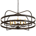 Meyda Tiffany Aldari 12 Light 48" Wide Taper Candle Style Chandelier