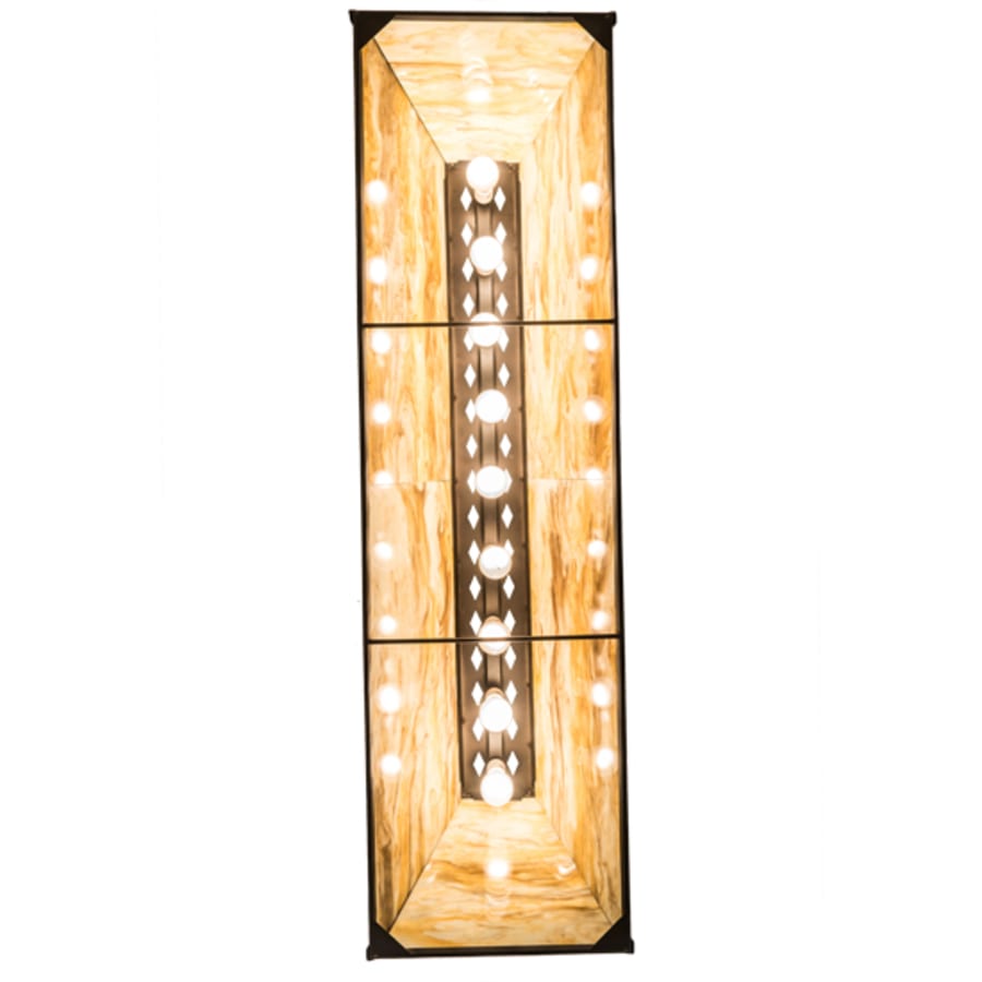 Meyda Tiffany 9 Light 60" Wide Billiard Linear Pendant