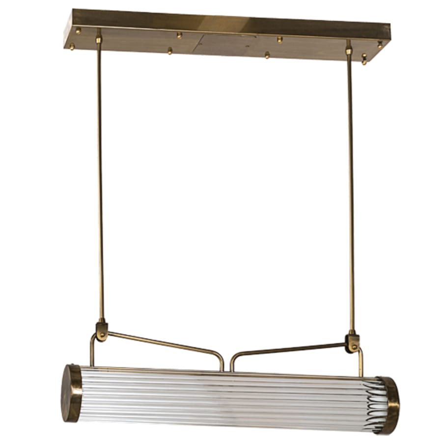 Meyda Tiffany 30" Wide Linear Pendant