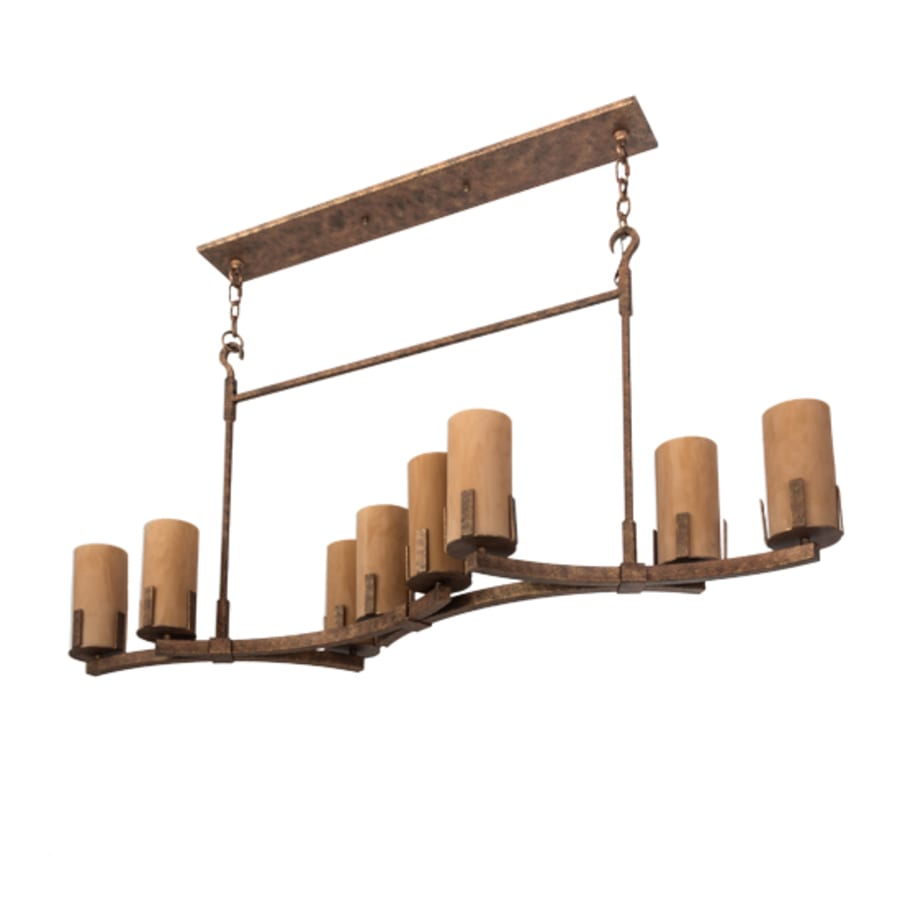 Meyda Tiffany Long Cero 8 Light 52" Wide Linear Chandelier
