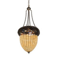 Meyda Tiffany 3 Light 22" Wide Abstract Pendant