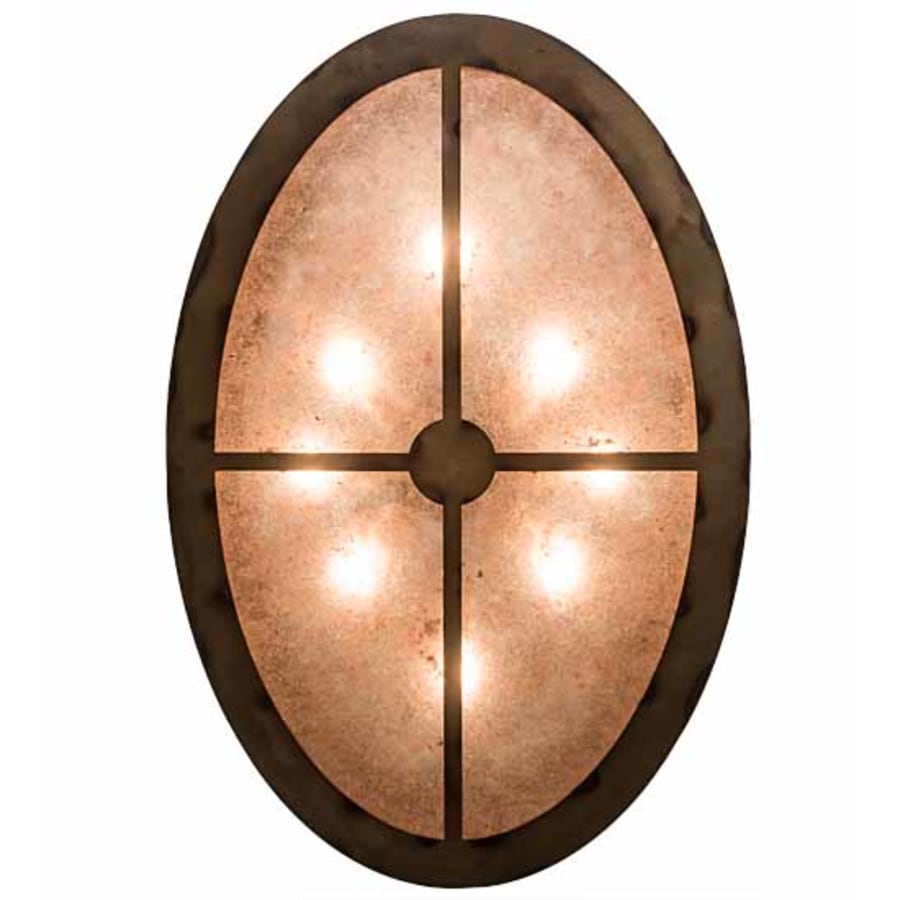 Meyda Tiffany 8 Light 30" Wide Abstract Linear Pendant