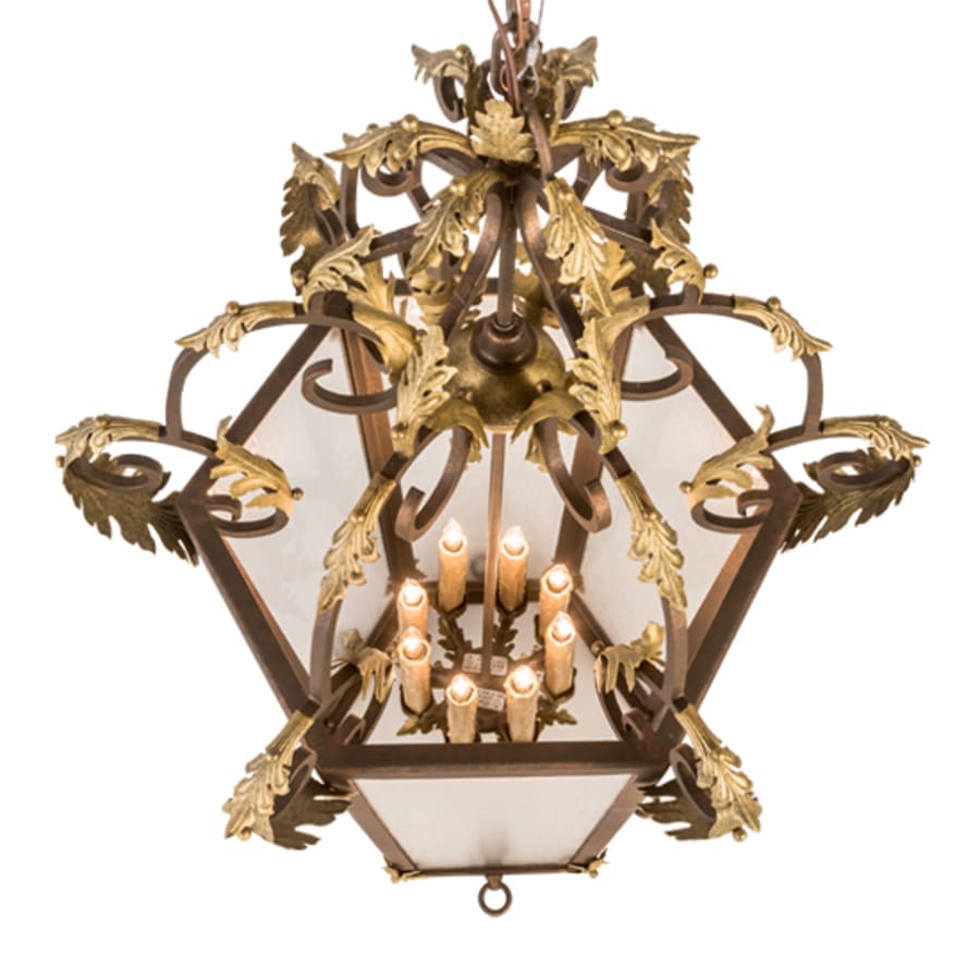 Meyda Tiffany 8 Light 25" Wide Taper Candle Pendant