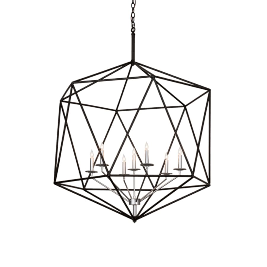 Meyda Tiffany 7 Light 42" Wide Taper Candle Pendant