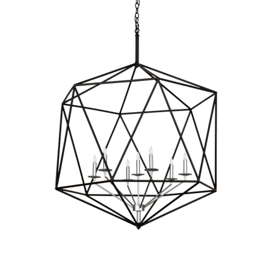 Meyda Tiffany 7 Light 42" Wide Taper Candle Pendant