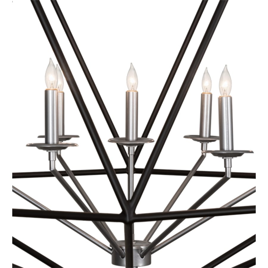 Meyda Tiffany 7 Light 42" Wide Taper Candle Pendant