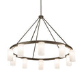 Meyda Tiffany Loxley 10 Light 76" Wide Ring Chandelier