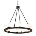 Meyda Tiffany Loxley 8 Light 36" Wide Ring Chandelier