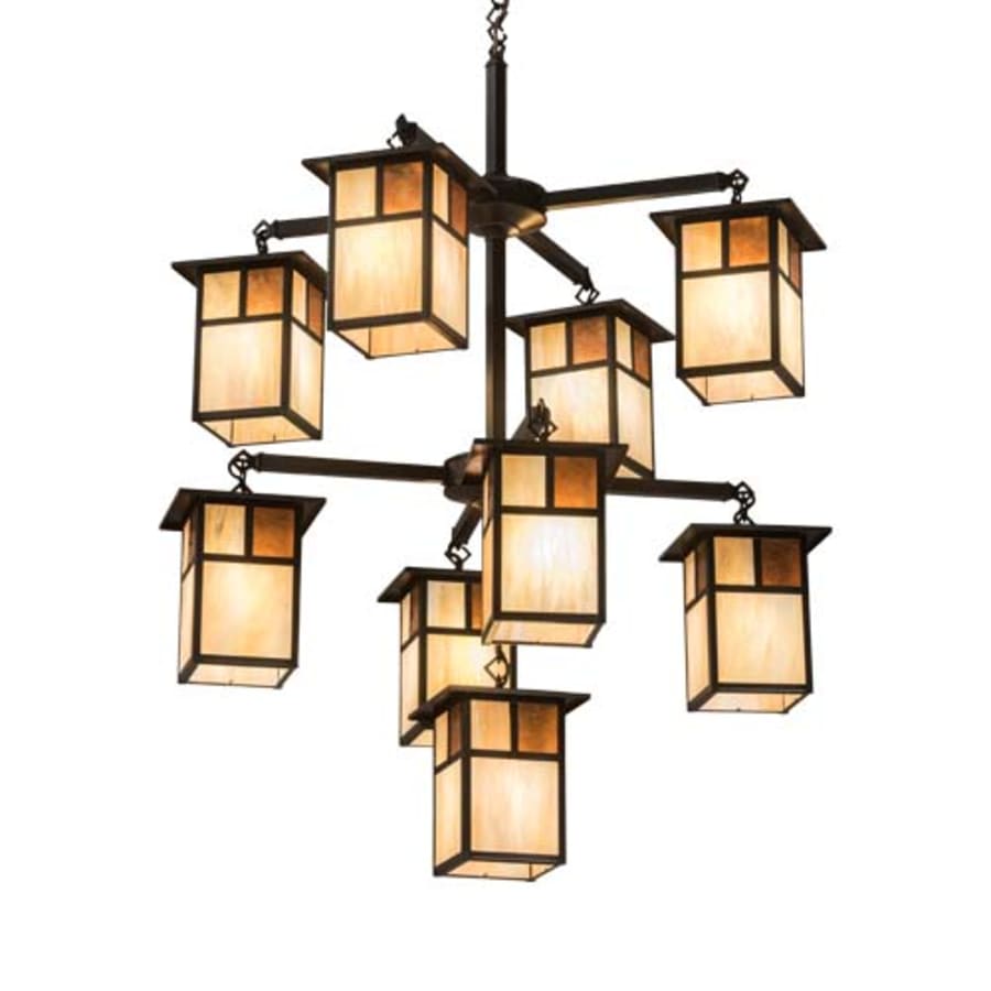Meyda Tiffany Hyde Park 9 Light 32" Wide Chandelier