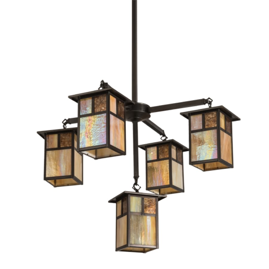 Meyda Tiffany Hyde Park 5 Light 32" Wide Chandelier