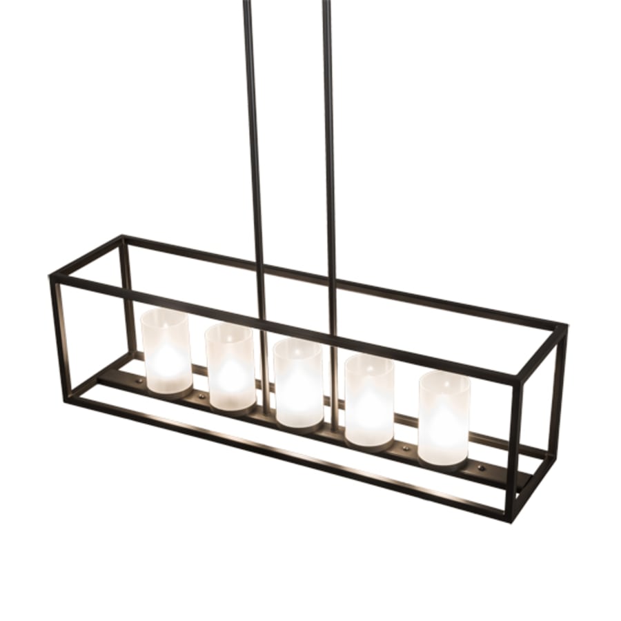 Meyda Tiffany 5 Light 48" Wide Pillar Candle Linear Pendant