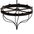Meyda Tiffany Parnella 12 Light 72" Wide Taper Candle Style Chandelier