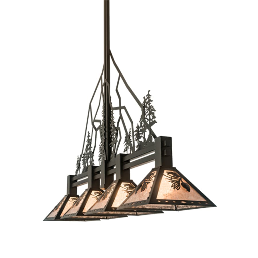 Meyda Tiffany 4 Light 60" Wide Linear Pendant