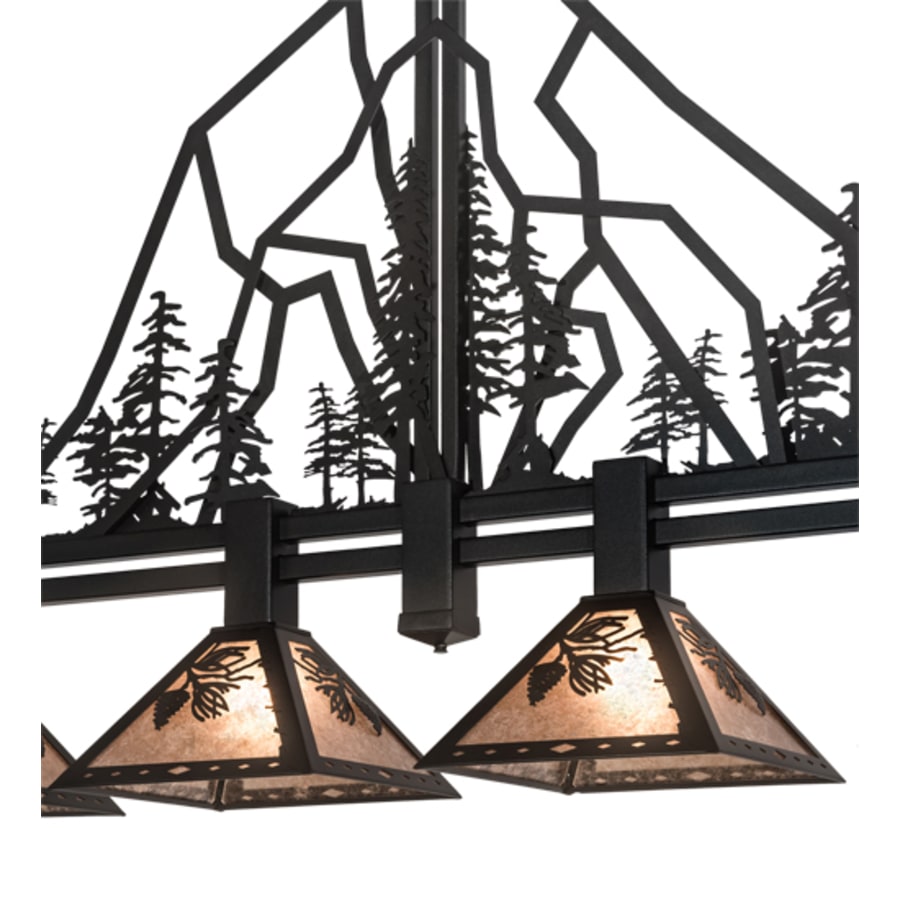 Meyda Tiffany 4 Light 60" Wide Linear Pendant