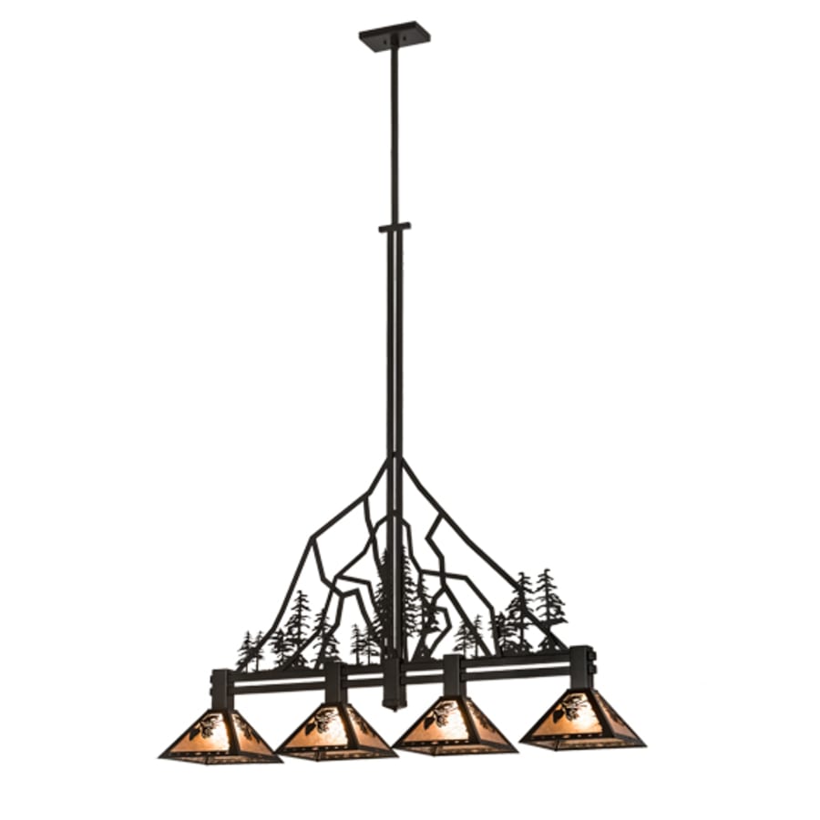 Meyda Tiffany 4 Light 60" Wide Linear Pendant