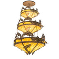 Meyda Tiffany Catch of the Day 18 Light 58" Wide Chandelier