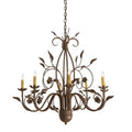 Meyda Tiffany Bordeaux 8 Light 36" Wide Taper Candle Style Chandelier