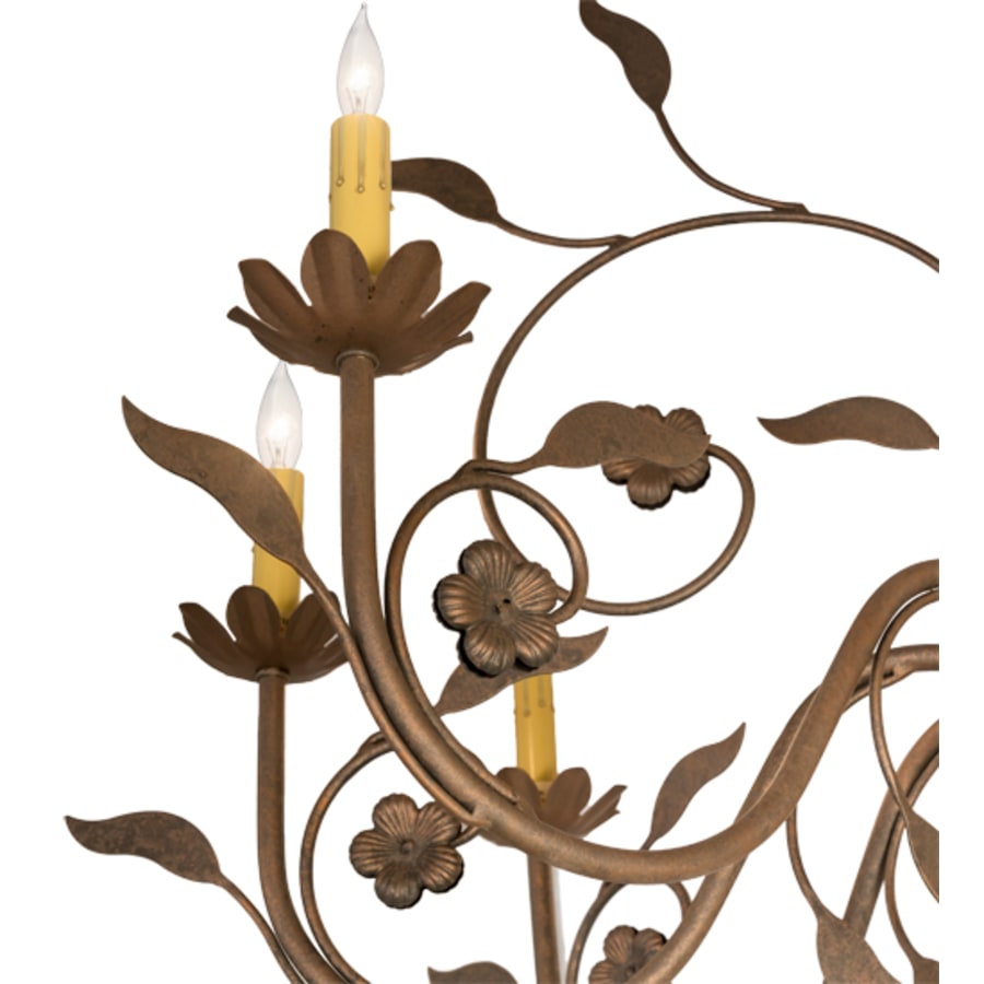 Meyda Tiffany Bordeaux 8 Light 36" Wide Taper Candle Style Chandelier