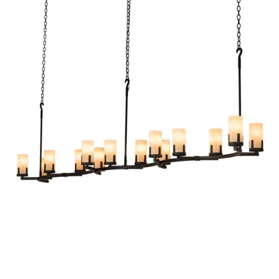 Meyda Tiffany Long Cero 14 Light 118" Wide Linear Chandelier