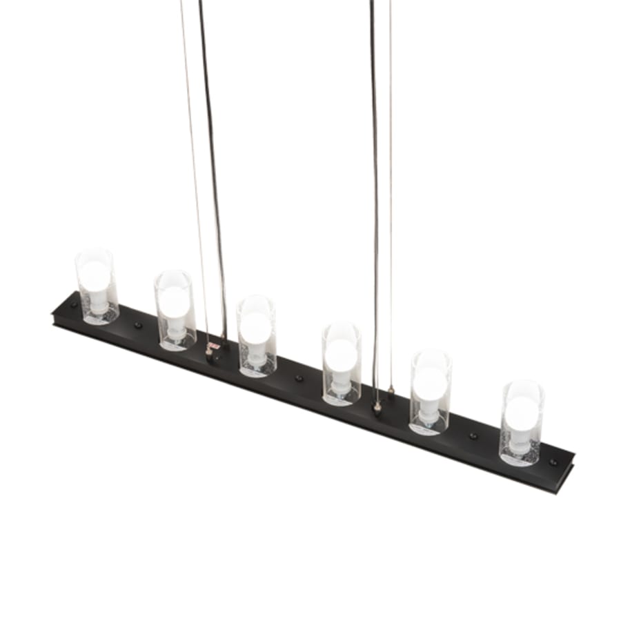 Meyda Tiffany 6 Light 44" Wide Pillar Candle Linear Pendant