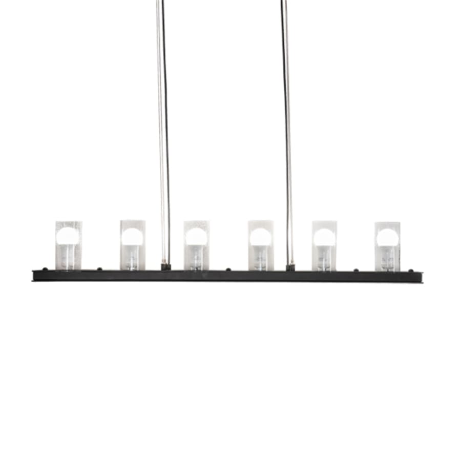 Meyda Tiffany 6 Light 44" Wide Pillar Candle Linear Pendant