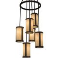 Meyda Tiffany Cartier 6 Light 24" Wide Ring Chandelier