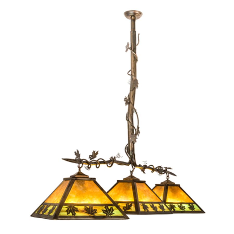 Meyda Tiffany 3 Light 66" Wide Linear Pendant