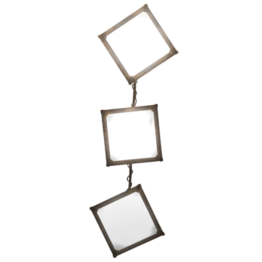 Meyda Tiffany 3 Light 66" Wide Linear Pendant