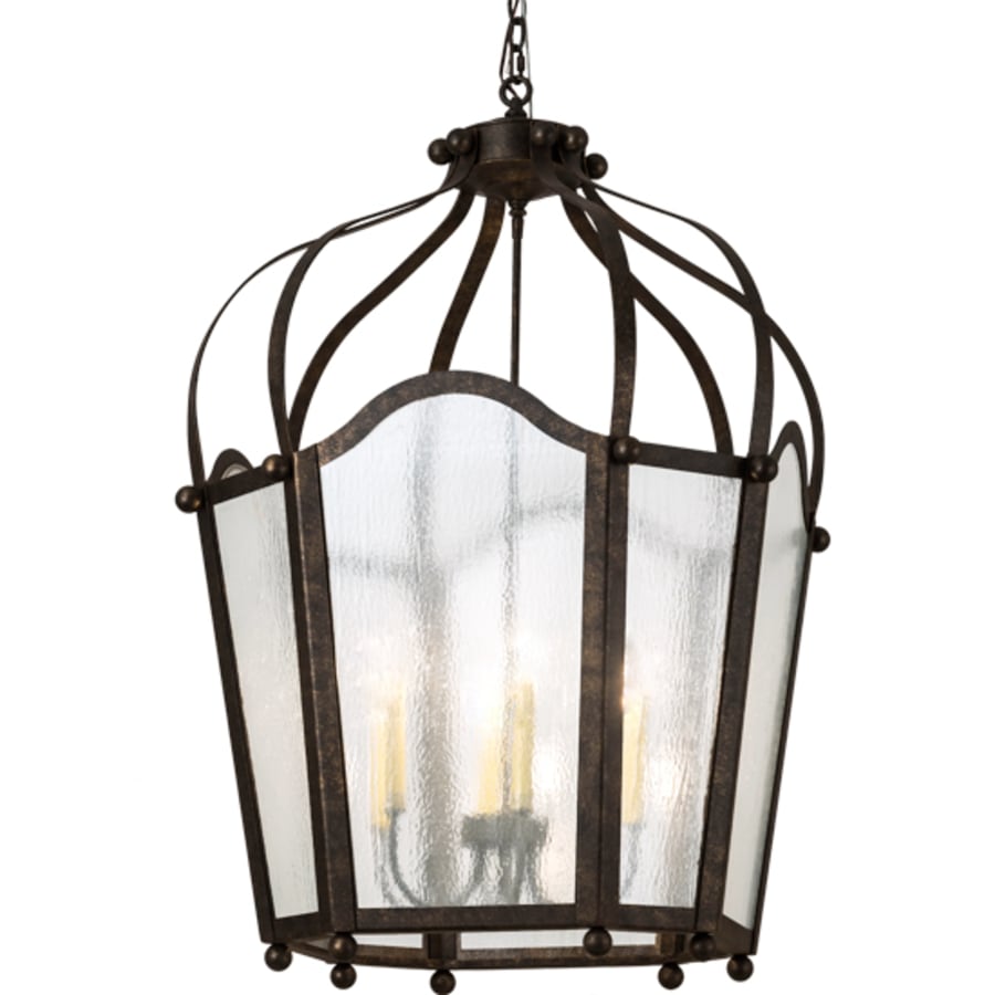 Meyda Tiffany 6 Light 33" Wide Taper Candle Pendant