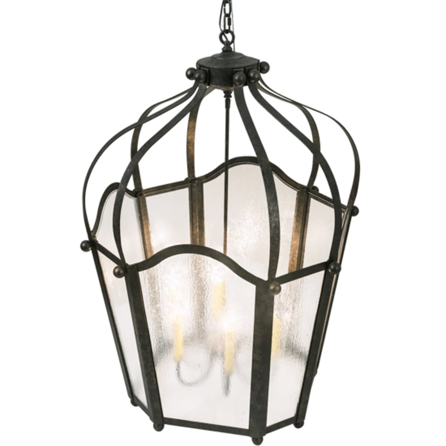 Meyda Tiffany 6 Light 33" Wide Taper Candle Pendant