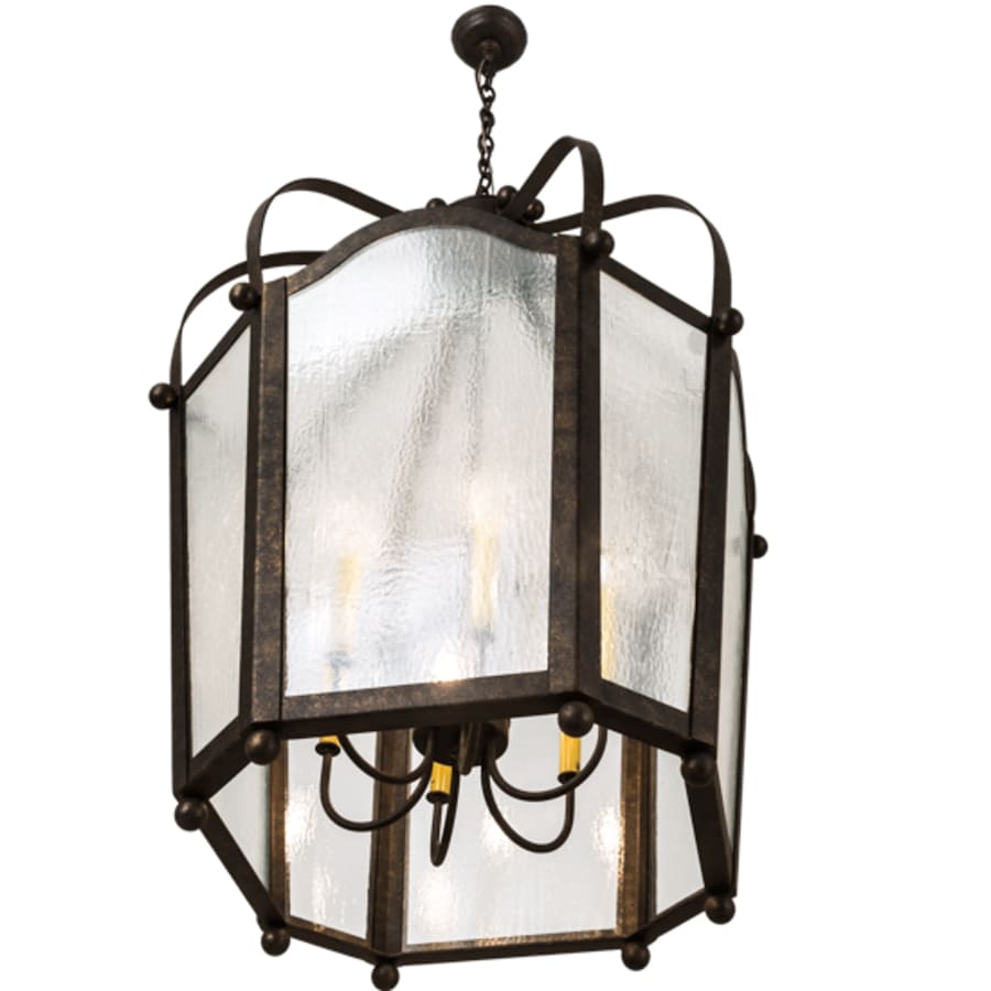 Meyda Tiffany 6 Light 33" Wide Taper Candle Pendant