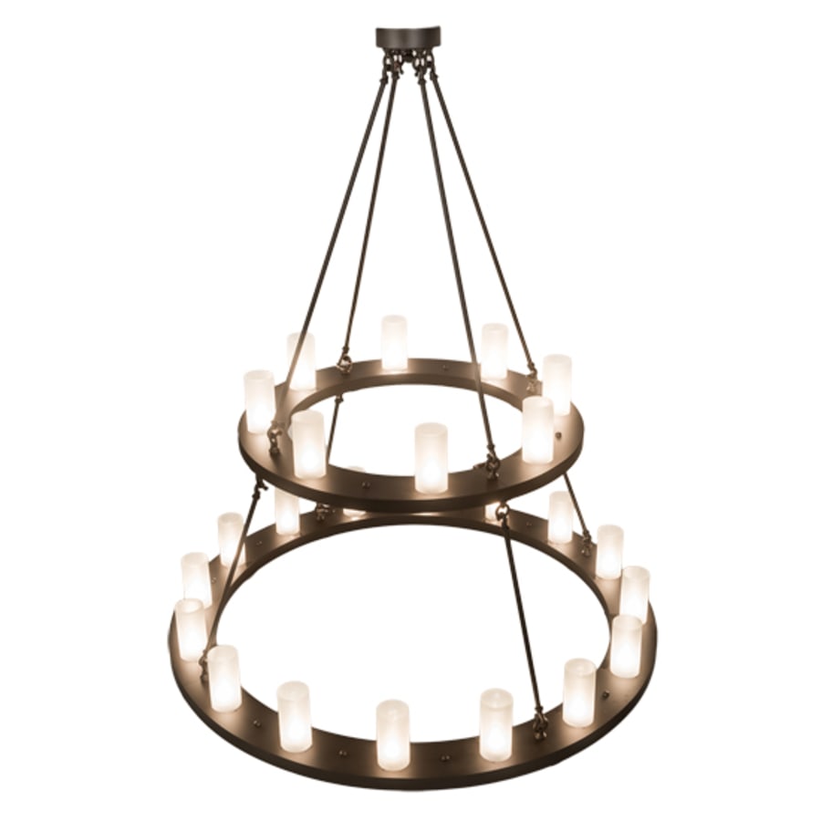 Meyda Tiffany Loxley 24 Light 54" Wide Ring Chandelier