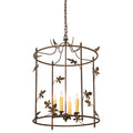 Meyda Tiffany 4 Light 25" Wide Taper Candle Pendant