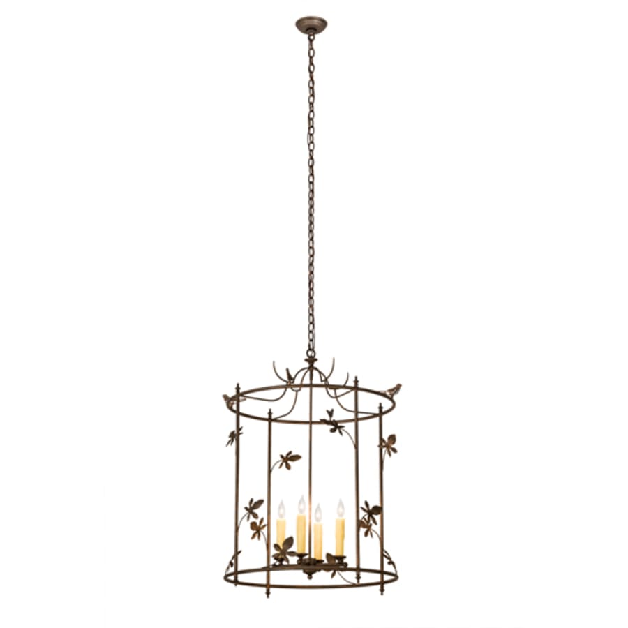 Meyda Tiffany 4 Light 25" Wide Taper Candle Pendant