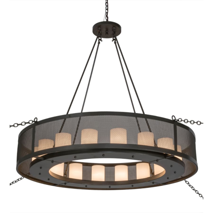 Meyda Tiffany Loxley Golpe 16 Light 56" Wide Ring Chandelier